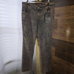 JOU JOU Denim Jeans with Washed Effect Size 11/12‎